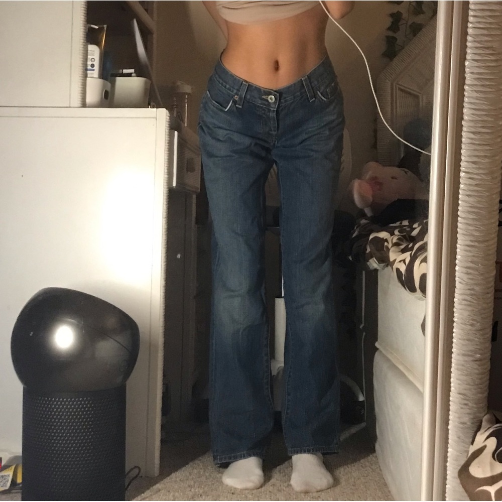 lucky brand straight leg jeans